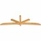 Ekena Millwork Alberta Rough Sawn Timber Gable Bracket, Western Red Cedar, 108"W x 36"H x 4"D x 4"F, 8/12 Pitch GBW108X36X0404ALB00RWR - alternate 2